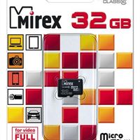 MicroSDHC MIREX UHS-I 32 Гб в наличии