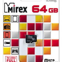 MicroSDXC MIREX UHS-I 64 Гб в наличии