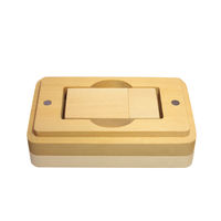 Коробка деревянная для флешки под печать 