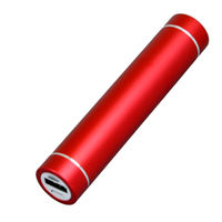 Универсальное зарядное устройство Power Bank с Фонариком красного цвета