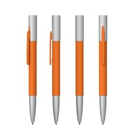 Ручка металлическая шариковая Clas c покрытием soft touch R6917 купить