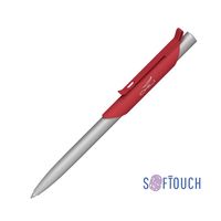 Ручка металлическая шариковая Skil с покрытием soft touch R6918 красного цвета купить