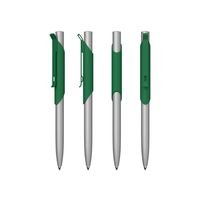 Ручка металлическая шариковая Skil с покрытием soft touch R6918 зеленого цвета купить