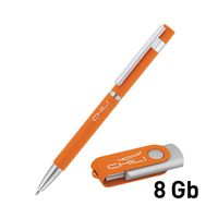 Набор ручка и флешка Mars N002 под нанесение логотипа 