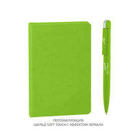 Набор ручка и блокнот Лорен N019 покрытие soft touch в наличии на складе