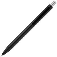 Ручка металлическая шариковая Chromatic R 15111, черная с серебристым