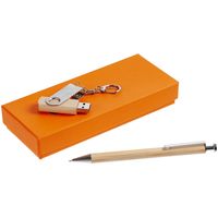 Подарочный набор ручка и флешка с именной гравировкой учителям, школьникам, детям, сотрудникам, клиентам, партнерам в подарок