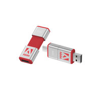 OTG Флешку с USB и Type-C разъемами заказать с нанесением логотипа