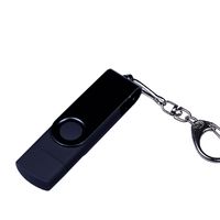 Именная флешка с тремя разъемами Type-C, USB и Micro USB Color c гравировкой