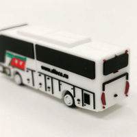 Флешка ПВХ по индивидуальному дизайну в виде автобуса с разработкой макета