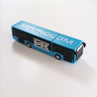 Флешка ПВХ по индивидуальному дизайну в виде общественного транспорта с разработкой макета