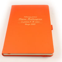 Именной ежедневник для учителя Chameleon iE1701266 оранжевый оптом 
