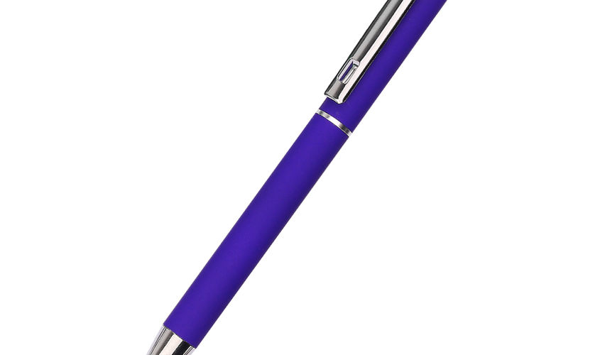 Ручка металлическая шариковая Titan софт-тач R1029A