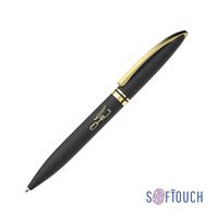 Ручка шариковая Rocket черная с золотом R6825-3GО