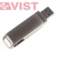 Именную флешку с двумя разъемами USB и Type-C заказать c гравировкой