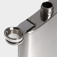 Заказать фляжку для алкоголя металлическую 480 мл с гравировкой логотипа или индивидуальной гравировкой