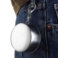 Заказать складной стакан 150 мл, с карабином, гравировкой логотипа или индивидуальной гравировкой