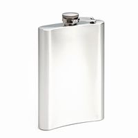 Купить фляжку для алкоголя металлическую 300 мл с гравировкой логотипа