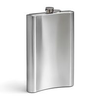 Купить фляжку для алкоголя металлическую 1920 мл с гравировкой логотипа или индивидуальной гравировкой