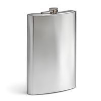 Купить фляжку для алкоголя металлическую 1920 мл с гравировкой логотипа или индивидуальной гравировкой