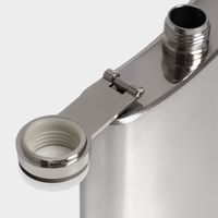 Купить фляжку для алкоголя металлическую 210 мл с гравировкой логотипа или индивидуальной гравировкой