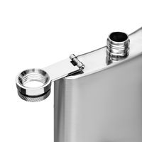 Купить фляжку для алкоголя металлическую 180 мл с гравировкой логотипа или индивидуальной гравировкой